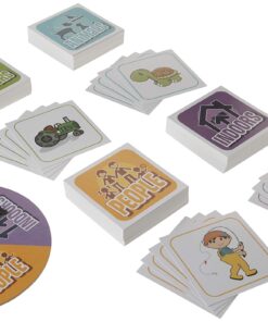 Outset Media Picture Charades for Kids - No Reading Required! - Contains 4 Deck, 192 Cards Total - Ages 4+ 7 81DfBJRXaLL