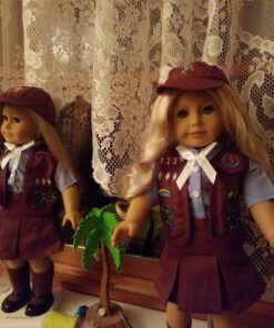 Emily Rose 18-inch Doll Clothes Modern 4-Piece Girl Scout Brownie-Inspired Uniform | Gift Boxed! | Compatible with 18" American Girl Dolls 36 81DfH OYzRL