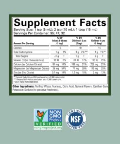 Alternative view of ChildLife Essentials Liquid Calcium Magnesium Supplement - Healthy Bone Growth for Children, Vitamin D3 & Zinc, All-Natural, Gluten Free & Non-GMO - Natural Orange Flavor, 16 Fl Oz Bottle (Pack of 6) 16 Fl Oz (Pack of 6)