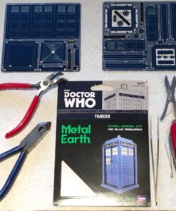 Fascinations Metal Earth Doctor Who Tardis 3D Laser Cut Model - Blue 47 81Diu0BWkWL