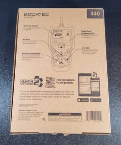 BLCKTEC 440 Bluetooth OBD2 Scanner Diagnostic Tool - Car Code Reader and Scanner for Car - Comes with Live Data - Battery/Charging System Test - Works for All OBD Compliant Cars 1996 & Newer 42 81DkKYlmh L 1