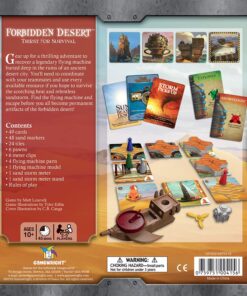 Gamewright Forbidden Desert – The Cooperative Strategy Survival Desert Board Game Multi-colored, 5" 25 81DkPPDunrL