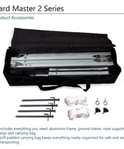 Elite Screens Yard Master 2, 110-INCH Outdoor Projector Screen with Stand 16:9, 8K 4K Ultra HD Fast Fold Portable Movie Screen Foldable Easy Snap On Cinema Theater, OMS110H2 16:9 Aspect Ratio Front Projection 29 81DkcvbKBFL