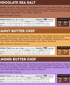 IQBAR Brain and Body Keto Protein Bars - Chocolate Lovers Variety Keto Bars - 12-Count Energy Bar Pack - Low Carb Bars - High Fiber, Gluten Free and Low Sugar Meal Replacement Bars - Vegan Snacks 12 Count (Pack of 1) 27 81DlRdpHqRL