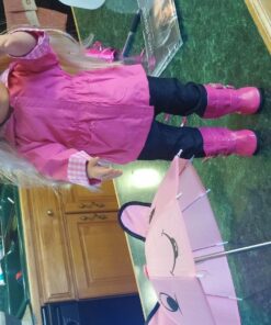Dress Along Dolly 6pc Rainy Day 18" Doll Outfit- American Clothes & Accessories Set Includes Raincoat, Umbrella, Boots, Hat, Pants & Shirt- Perfect Holiday Girl Gift Set for Less 31 81Dlcn38HoL