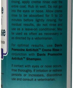 Davis Pramoxine Anti Itch Dog and Cat Creme Rinse, 12-Ounce, tan (DM158 12) 16 81Dm7k8S WL