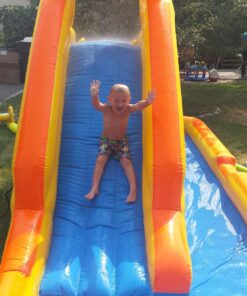 Blast Zone Spray N Splash 2 - Inflatable Water Park with Blower - Premium Quality - Easy Setup 27 81DmuWlsfCL