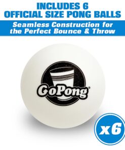 GoPong 6-Foot Portable Folding Beer Pong / Flip Cup Table (6 balls included) 12 81DmxpguBbL