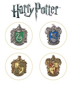 The Noble Collection Harry Potter Hogwarts House Crest Pins 13 81DoIddlDIL