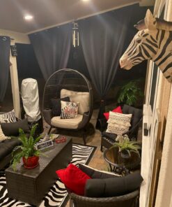 Pillow Perfect Outdoor/Indoor Pompeii Tufted Seat Cushions (Round Back), 19" x 19", Red, 2 Pack Round Corner - 19" x 19" Pillow 38 81Dp0UuRLAL