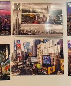 New 60 Various NYC New York Collectible Photo Postcards 4x6 Inch with Box 23 81DpomKe2kL