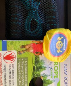 2 Pack Jump Rope for Kids - Easily Adjustable with Anti-Slip Handles, Plus 2 Activity Books PVC 19 81DqHxU0DqL