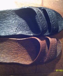 Pali Hawaii Unisex Adult Classic Jandals Sandals 8 Women/8 Men Black 15 81DtyTChdL 1