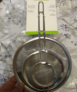 Cuisinart Mesh Strainers, 3 Pack Set, CTG-00-3MS Silver 50 81DuXvN88L