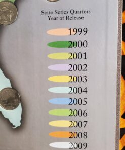 State Quarter Map (US State Quarter Series) 30 81DugcUn5bL