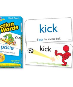 Alternative view of Trend Enterprises: Action Words Skill Drill Flash Cards, Great for Skill Building and Test Prep, Illustrated Actions, Build Vocabulary & Spelling, 96 Cards Included, for Ages 6 and Up