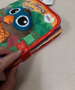 Lamaze Peek-A-Boo Forest Soft Baby Book - Clip-On Cloth Book - Washable Crinkling Fabric Pages for Sensory Play - Teething and Learning Toys for Babies - 6 Months and Up 49 81Dw6KMJdrL
