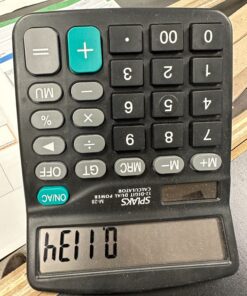 Calculator, Splaks 2 Pack Standard Functional Desktop Calculators Solar and AA Battery Dual Power Electronic Office Calculators with 12-Digit Large Display (1 Basic Black&1 Updated Silver) 1 Black & 1 Silver 20 81DyLqiZixL 5