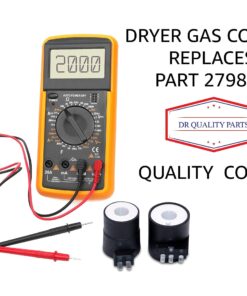 Exact Fit 279834 Dryer Gas Valve Ignition Solenoid Coil Kit - For Dryers Premium Replacement Part by DR Quality Parts 24 81E Lrr6V6L