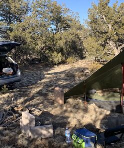 Gold Armour Rainfly Tarp Hammock, Premium 14.7ft/12ft/10ft/8ft Rain Fly Cover, Waterproof Ultralight Camping Shelter Canopy, Survival Equipment Gear Camping Tent Accessories (OD Green 12ft x 10ft) Od Green 12ft X 10ft 75 81E uCHxaL