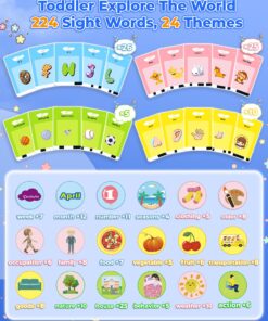 Alternative view of KOKODI Toddler Toys for Boys 2 3 4 5 Year Old Gifts, Speech Therapy Toys, Talking Flash Card 224 Sight Words, Montessori Learning Educational Sensory Toys for Autistic Children Toddler Age 2-5 Blue Toys