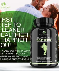Alternative view of Colon Cleanser Detox. Premium 15 Day Fast-Acting Detox Cleanse Diet Pills, Probiotic, Fiber, Natural Laxatives for Constipation Relief, Bloating. Colon Cleanse Boosts Energy, Focus, Gut Health (1) 1