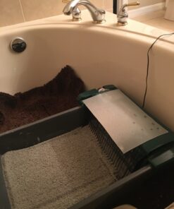 Pet Zone Semi Automatic Cat Litter Box Self Cleaning - Smart Scoop Cat Litter Box with Bags & Carbon Filter for Up to Two Cats 6-16 Pounds Smart Scoop Litter Box 37 81E0YGd0RL