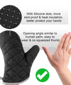 GRILLART Grill Tools Grill Utensils Set - 3PCS BBQ Tools, Stainless Barbeque Grill Accessories - Spatula/Tongs/Fork, with Insulated Glove, Ideal BBQ Set Grilling Tools for Outdoor Grill, Gifts for Men Black 13 81E1 LqOOmS