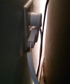 Maximm Cable 3 Ft 360° Rotating Flat Plug Extension Cord/Wire, 16 AWG Multi 3 Outlet Extension Wire, 3 Prong Grounded Wire - White - UL Certified 3 Feet 49 81E1cuawLLL