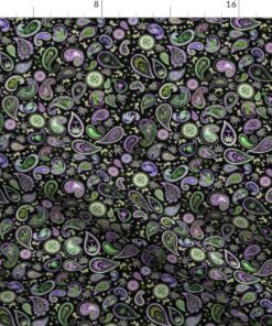 Alternative view of Spoonflower Fabric - 420 Paisley Large Marijuana Pot Cannabis Weed Printed on Cotton Poplin Fabric by The Yard - Sewing Shirting Quilting Dresses Apparel Crafts