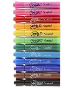 Mr. Sketch 1905069 Scented Watercolor Marker Chisel Tip 12 Colors 12/Set 21 81E3QJd9WHL