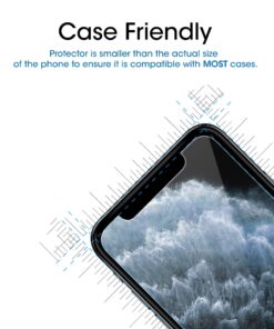 amFilm Glass Screen Protector for iPhone 11 Pro, iPhone XS/X with Easy Installation Tray, Tempered Glass, 3 Pack 31 81E44j6hTpL