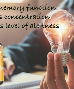 Brain Booster Supplement for Focus, Memory, Clarity, and Energy. Nootropics Booster. Unlock Your Full Potential - 60 Capsules Made in USA 10 81E4H947YrS