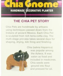 Chia Pet Gnome with Seed Pack, Decorative Pottery Planter, Easy to Do and Fun to Grow, Novelty Gift, Perfect for Any Occasion 16 81E6lZ45VhL