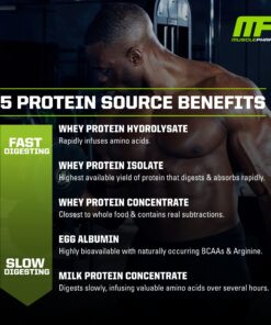 MusclePharm Combat Protein Powder, Banana Cream - 4 lb - Gluten Free - 52 Servings 4 Pound (Pack of 1) 13 81E7FBuHjoL
