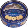 Royal Dansk 81997 Danish Butter Cookies, Blue Flat Display, Reusable Classic Tin Filled, Made of Real Butter, No Preservatives or Coloring Added, Net Weight 12 Ounce (340 gr) 23 81E7qFhM3jL
