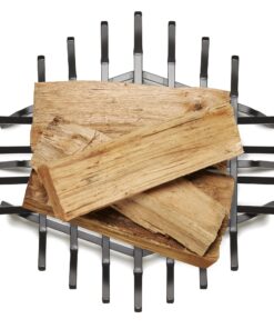 UniFlame, C-1541, 24 in. x 24 in. Hex Bar Log Grate 24 inch 30 81E82B5c8GL
