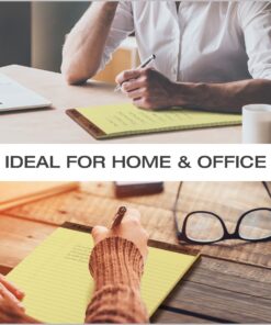 TOPS 8.5 x 11 Legal Pads, 12 Pack, The Legal Pad Brand, Wide Ruled, Yellow Paper, 50 Sheets Per Writing Pad, Made in the USA (7532) 21 81E9t0p5UzL