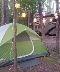 Coleman Sundome Camping Tent, 2/3/4/6 Person Dome Tent with Snag-Free Poles for Easy Setup in Under 10 Mins, Included Rainfly Blocks Wind & Rain, Tent for Camping, Festivals, Backyard, Sleepovers Palm Green 4 Person 37 81EA fdBUnL