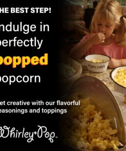 Original Whirley-Pop Popcorn Popper Kit - Metal Gear - Stainless Steel - 1 Real Theater All Inclusive Popping Kit 17 81EAAIw LTL