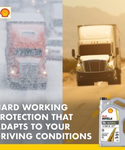 Shell Rotella T5 Synthetic Blend 10W-30 Diesel Engine Oil (1-Gallon, Single Pack) 1-Pack 1 Gallon 16 81EBrjIUePL