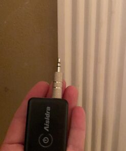 Aisidra Bluetooth Transmitter Receiver V5.0 Bluetooth Adapter for Audio, 2-in-1 Bluetooth AUX Adapter for TV/Car/PC/MP3 Player/Home Theater/Switch, Low Latency, Pairs 2 Devices Simultaneously Black 37 81EC5eQvIzL