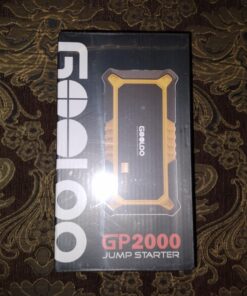 GOOLOO New GP2000 Jump Starter 2000A Car Starter Battery Pack (Up to 8.0L Gas, 6.0L Diesel Engine),12V Car Battery Charger Jumper Starter, Supersafe Portable Lithium Jump Box with USB Quick Charge yellow 45 81ECziMSF8L