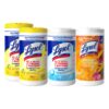 Lysol Disinfectant Wipes Bundle, Multi-Surface Antibacterial Cleaning Wipes, contains x2 Lemon & Lim Blossom, Crisp Linen, Mango & Hibiscus, 80 Count (Pack of 4) 19 81EDRWJ0eFL