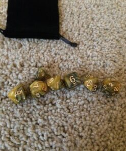 SmartDealsPro 5 x 7-Die Double-Colors Polyhedral Dice Sets with Pouches for D&D DND RPG MTG Dungeon and Dragons Table Board Roll Playing Games D4 D6 D8 D10 D% D12 D20 5-color Sets 105 81EDW1JLX7L