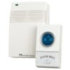Voye 72-20488, White, Everyday Home Wireless Wall Mount Doorbell – Easy to Install with 10 Different Adjustable Volume Chimes – 250 ft. Range, 1.2" x 6" x 8", 1.2 x 6 x 8 inches 1 Count (Pack of 1)