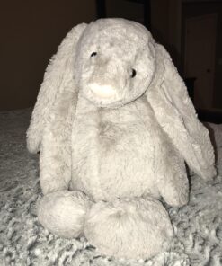 Jellycat Bashful Grey Bunny Stuffed Animal, Huge, 21 inches Huge - 21" 15 81EFhxN9OYL