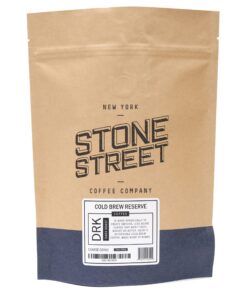Stone Street Cold Brew Coffee, Strong & Smooth Blend, Low Acid, 100% Arabica, Gourmet Coffee, Coarse Ground, Dark Roast, Colombian Single Origin, 1 LB Ground Dark Roast 1 Pound (Pack of 1) 27 81EHth1PjGL