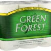 Green Forest Premium 100% Recycled Bathroom Tissue, 352 Sheets, 12 Rolls (Pack of 1) 40 81EI5fWjUNL