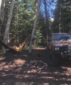 MalloMe Hammock - Camping Hammocks - Portable Hammock Kids Hammock Outdoor Hammock - Hamaca Double Hammock - 2 Person Hammock Tree Hammock - Hamock Travel Hammock - Backpacking Hammocks for Outside Black & Blue Large 37 81EIXtp2vlL